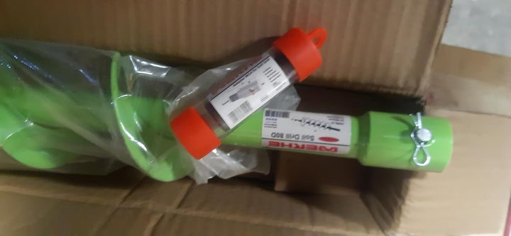 WERHE® Profi Bohrer VollStahl, Erdbohrer für bohrmaschine 80 mm Extrem robust mit m14 Adapter - Pfah