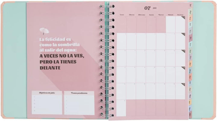 Mr. Wonderful, Office 2023-2024 Wochenplaner 18 Monate, hier gibt es viel zu geniessen