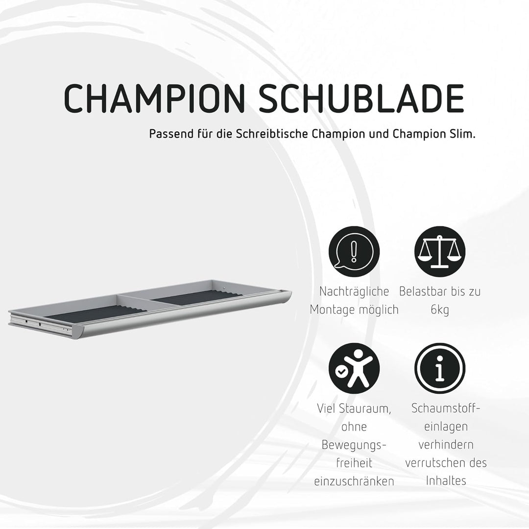moll Champion Schublade, Erweiterung für den Kinderschreibtisch moll Campion, zusätzlicher Stauraum,