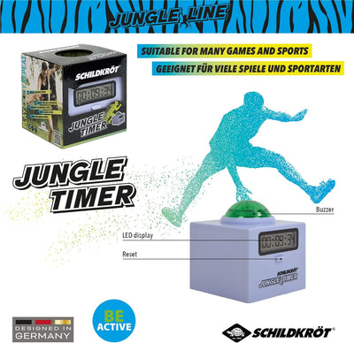 Schildkröt® Jungle Timer, Jungle Line Zubehör, Ninja Timer, Buzzer mit Zeiterfassung, Stoppuhr