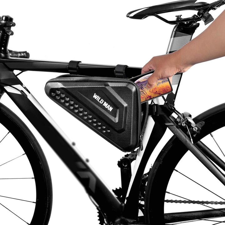 Lixada Fahrrad Triangle Bag, Wasserdicht Fahrrad Dreiecktasche, Reflektierender Fahrrad Rahmentasche