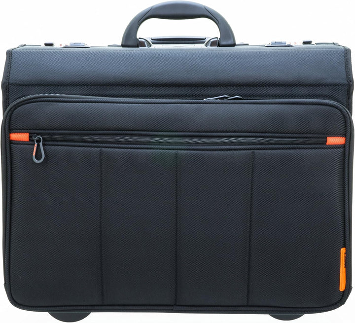 Davidts Businesstrolley - Pilotenkoffer - Laptoptrolley 17" und 10" Tablet - 47x40x25cm