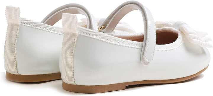 Feversole Bailarinas Niña de Vestir - Zapatos Cómodos para Ceremonias - Ballet Flats 29 EU Fliege We