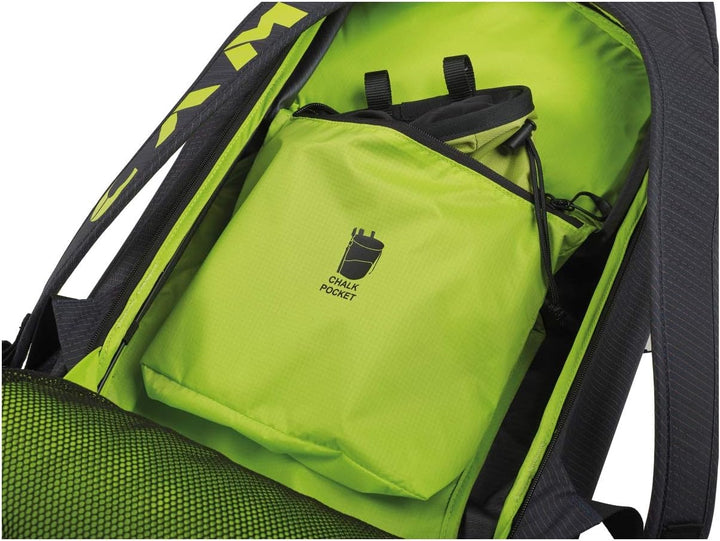 CAMP Rox Alpha 40l Schwarz - Komfortabler praktischer Kletterrucksack, 40l, Grösse 40l - Farbe Black