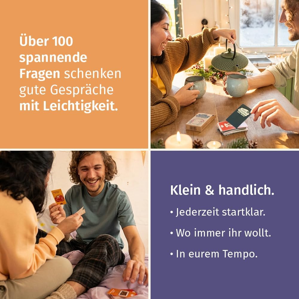 PaarMinuten Doppelpack – 2 Spiele mit je 53 spielerischen Gesprächsimpulsen für Paare – Valentinstag