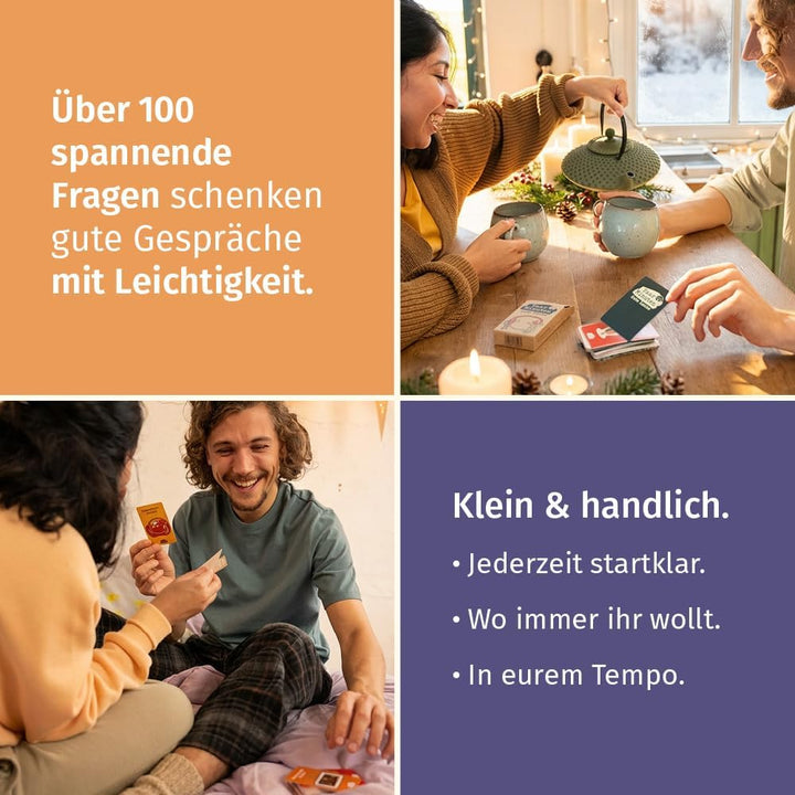 PaarMinuten Doppelpack – 2 Spiele mit je 53 spielerischen Gesprächsimpulsen für Paare – Valentinstag