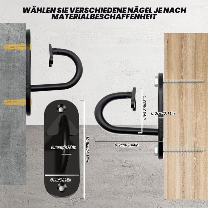 Türanker für Widerstandsbänder Übungen, Wandhaken für Suspension Trainer, Sling Trainer Decken-Haken