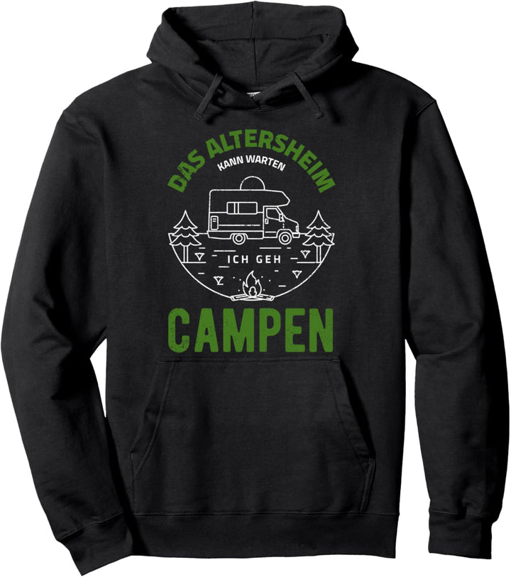 Wohnmobil Camper Camping Caravan Lustiges Rentner Geschenk Pullover Hoodie