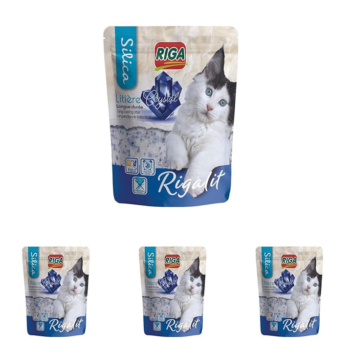 Riga - Rigalit Crystal - Absorbierendes Katzenstreu Mineralischen Ursprungs - Kieselgel - Absorbiert
