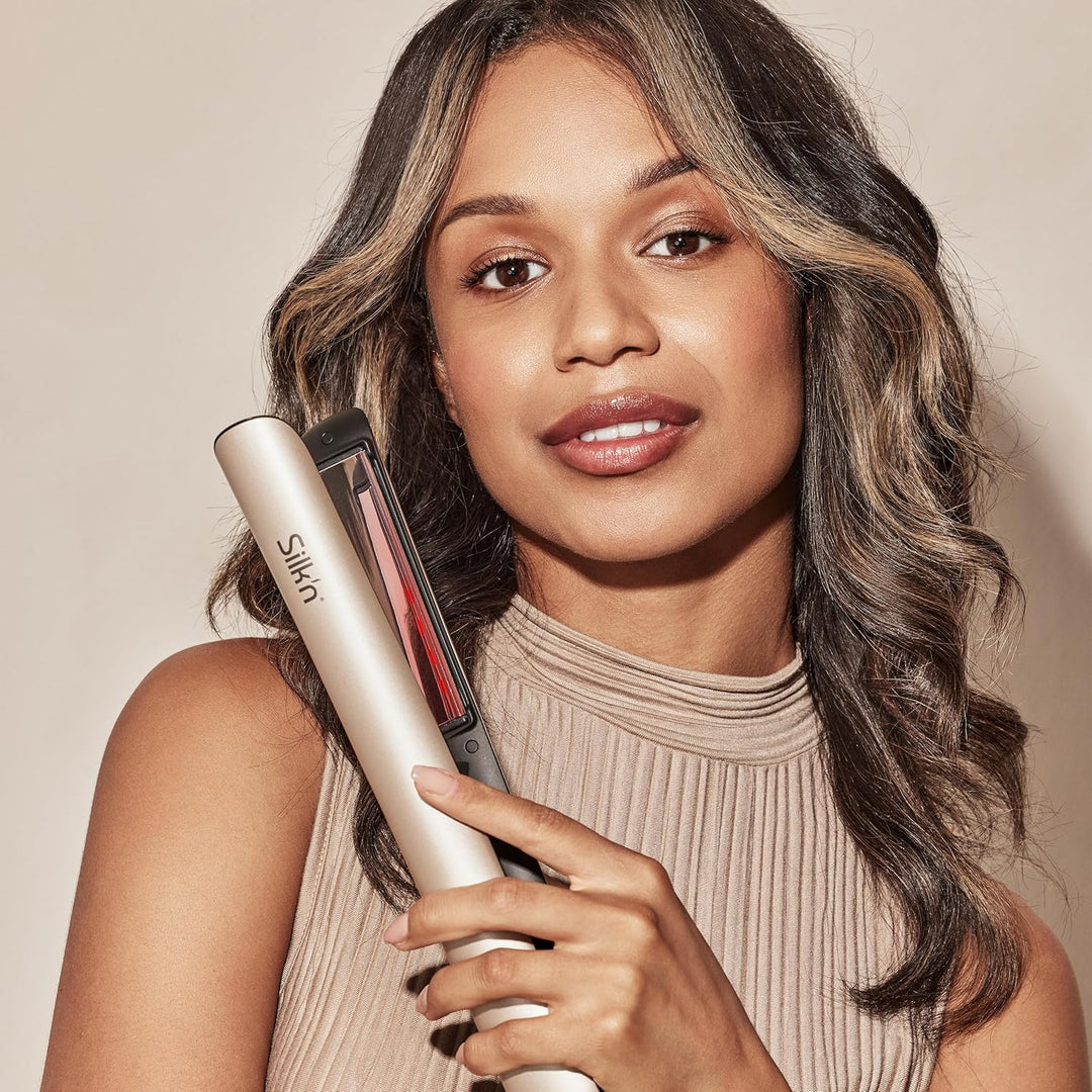 Silk'n Haarglätter I SilkyStraight I Haarglätter mit Infrarot- und Ionentechnologie I Für unterschie