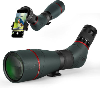 JoyDate 20-60x85mm ED-Spektive mit Smartphone-Adapter - mit Extra-Low Dispersion Glas - Spektiv für
