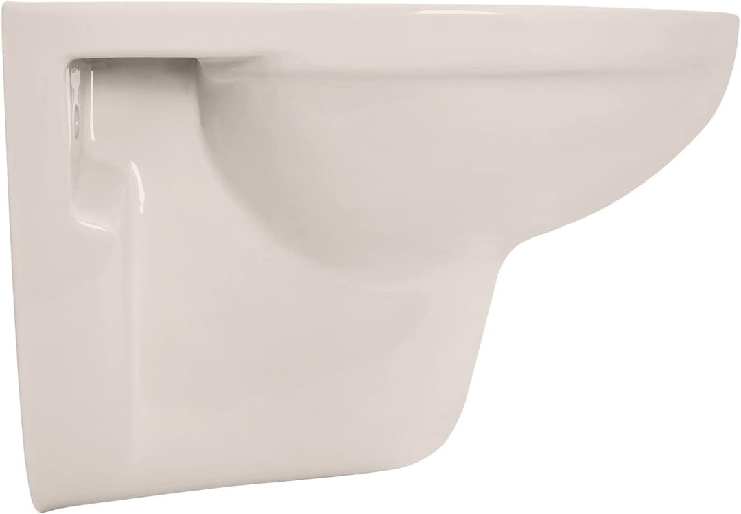 Calmwaters® Hänge WC spülrandlos in Pergamon, Wand-WC mit Abgang waagerecht, Tiefspül WC ohne Spülra