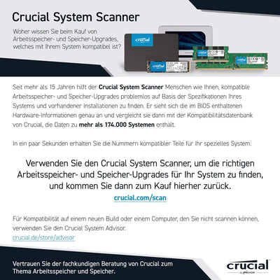 Crucial P2 2TB M.2 PCIe Gen3 NVMe Internes SSD - Bis zu 2400MB/s - CT2000P2SSD8, 2TB
