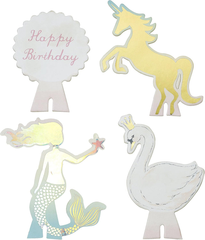 Talking Tables We Heart Pastels, Doppelseitiger Kuchenstand mit 3 Lagen aus Karton, H 37,5 cm x B 30