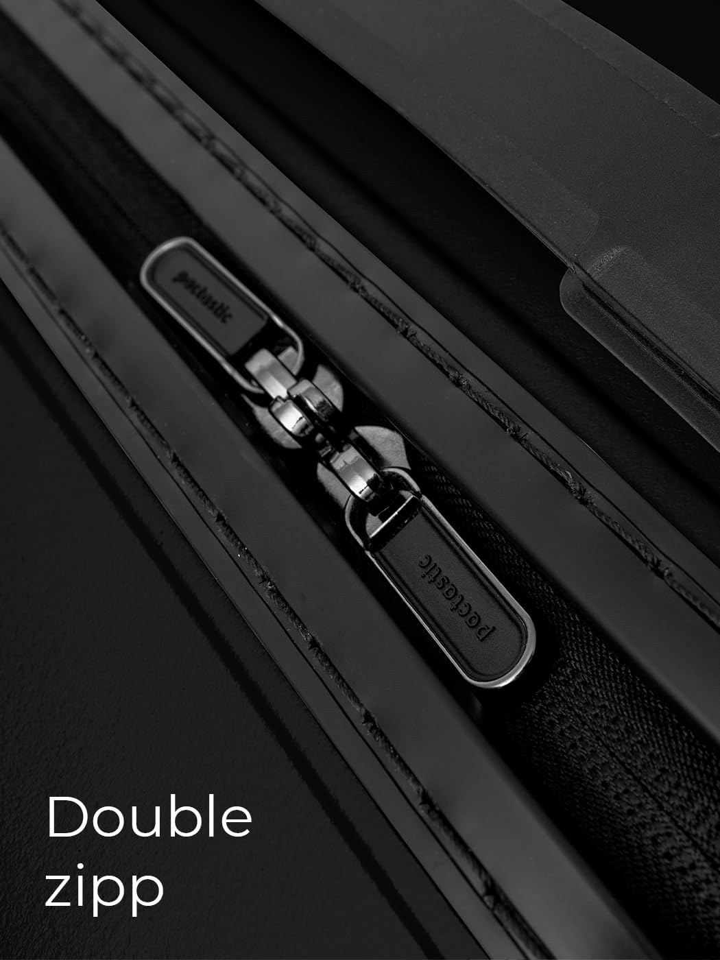 Pactastic Hartschalen Handgepäck Kosmetik-Koffer | Stabiles Beauty-Case mit Aufsteckfunktion | 34 x