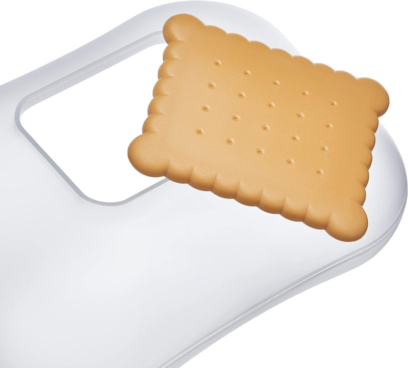 Alessi Mary Biscuit ASG07 I - Design Keksdose mit Deckel, Thermoplastisches Harz, Eis,30 x 1.19 x 12