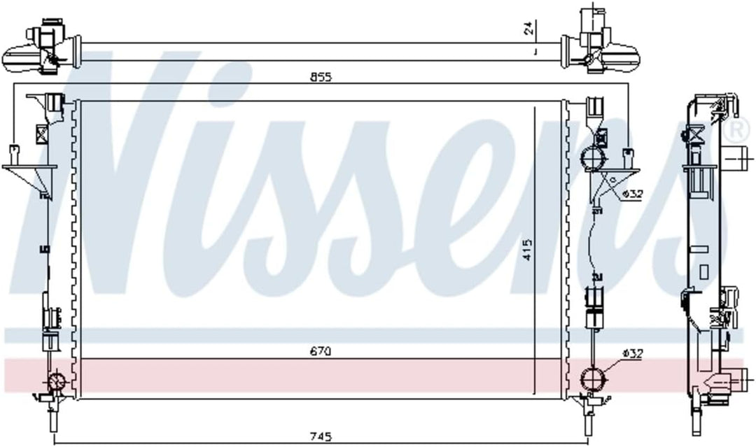 Nissens 63813 Wasserkühler