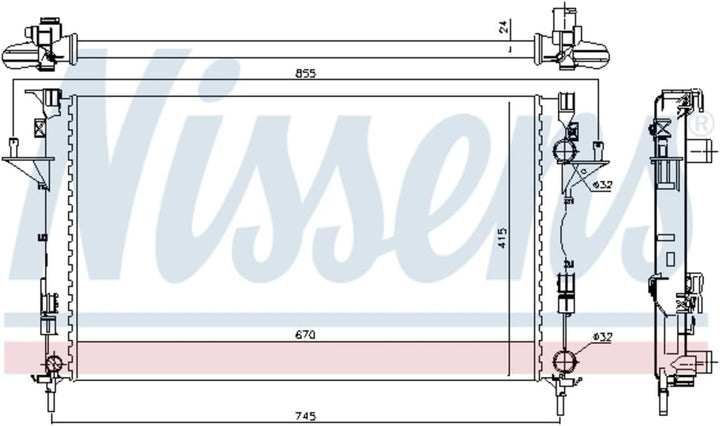 Nissens 63813 Wasserkühler