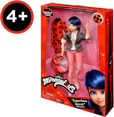 Bandai - Miraculous Ladybug - Ankleidepuppe 26 cm mit zwei Outfits - Ladybug - P50355