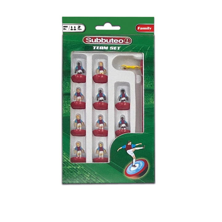 Paul Lamond Subbuteo Football Team Set (Claret/Blue)