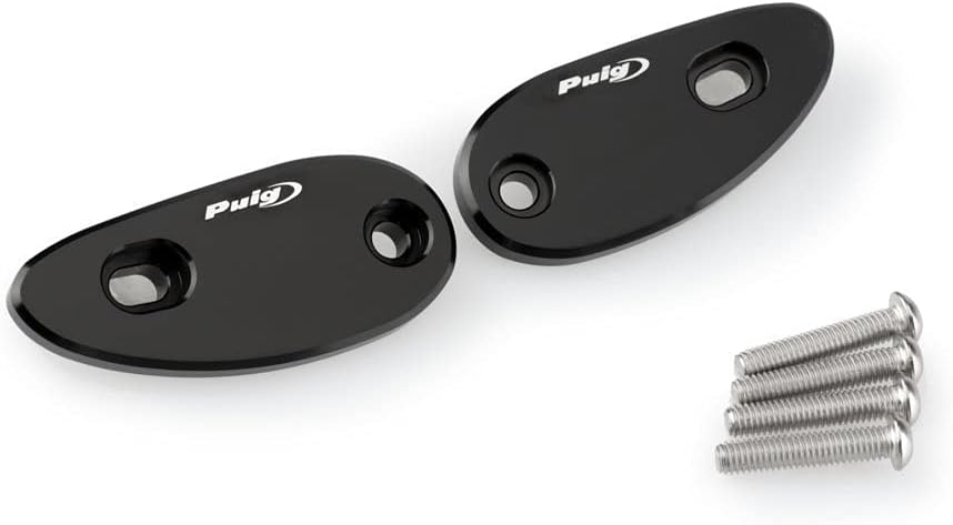 Puig 3843N Rückspiegel Kappen Schwarz