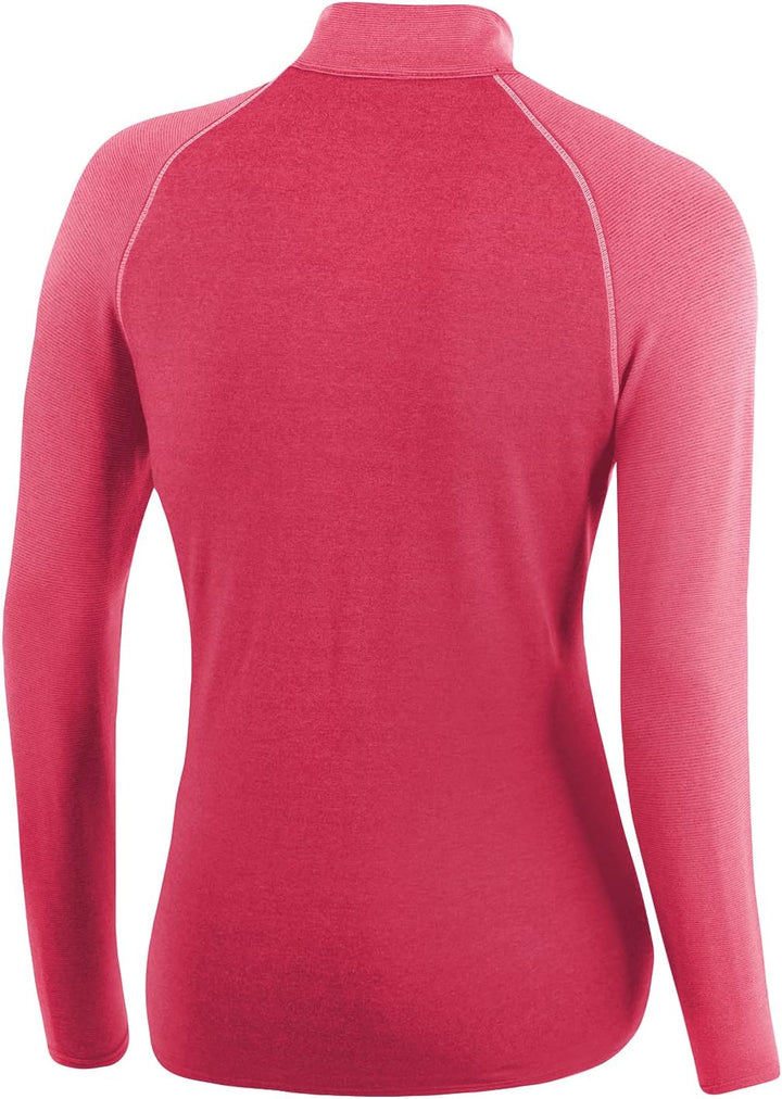 Löffler Damen Fine Stripe Transtex Longsleeve Rouge Red 40, Rouge Red 40