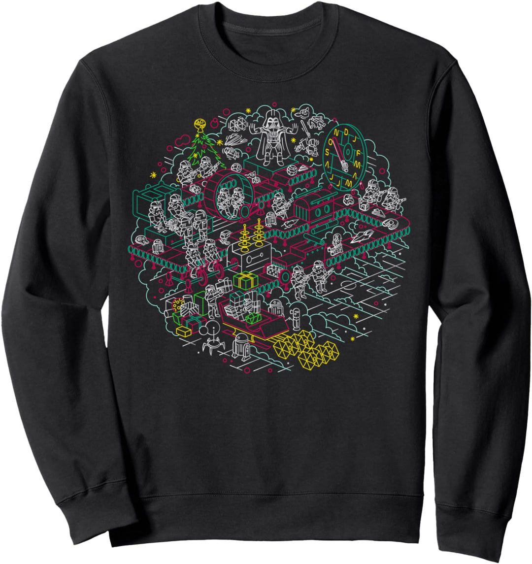Star Wars Darth Vader's Workshop Christmas Santa Sweatshirt