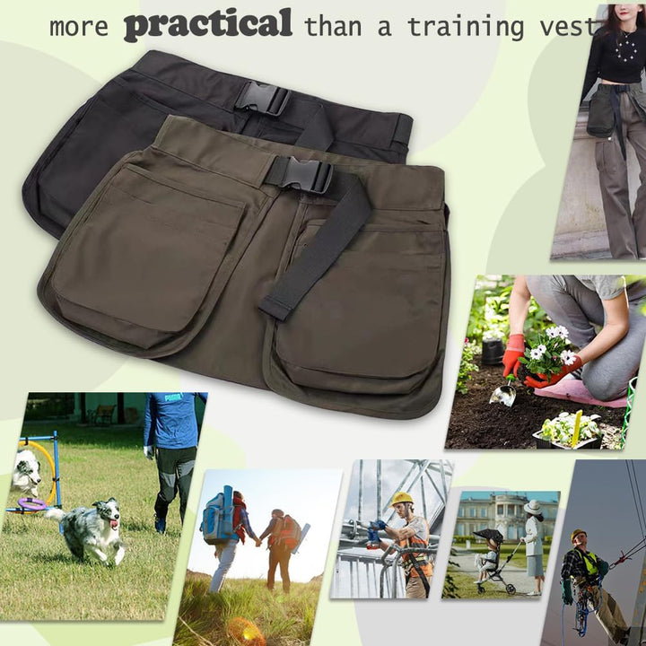 suweisua Hundetrainer-Leckerli-Tasche mit abnehmbaren Taschen, freihändig, Trainingswerkzeuge zur Au