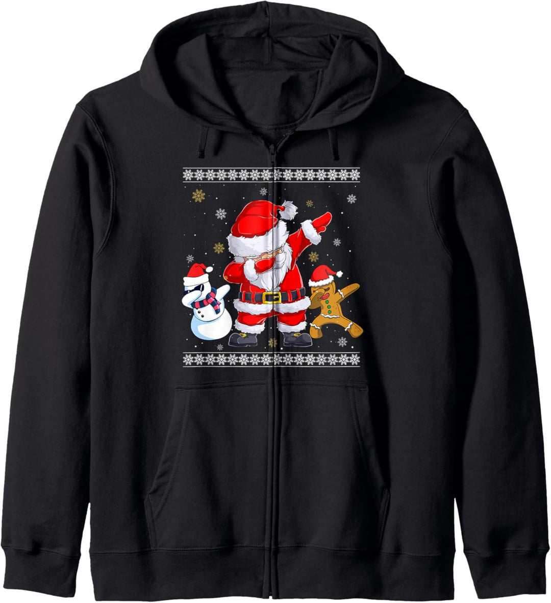 Dabbing Weihnachtsmann Santa Weihnachten Christmas Xmas Kapuzenjacke
