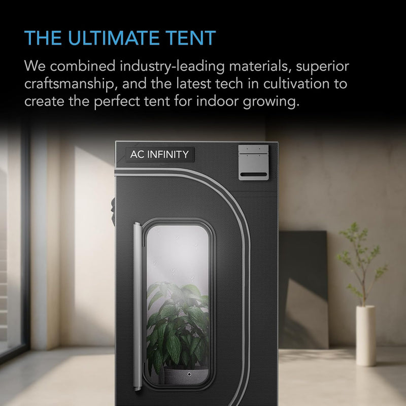 AC Infinity CLOUDLAB 844 Advance Grow Zelt, 121,9 x 121,9 x 203,2 cm, dickste 2,5 cm Stangen, höchst