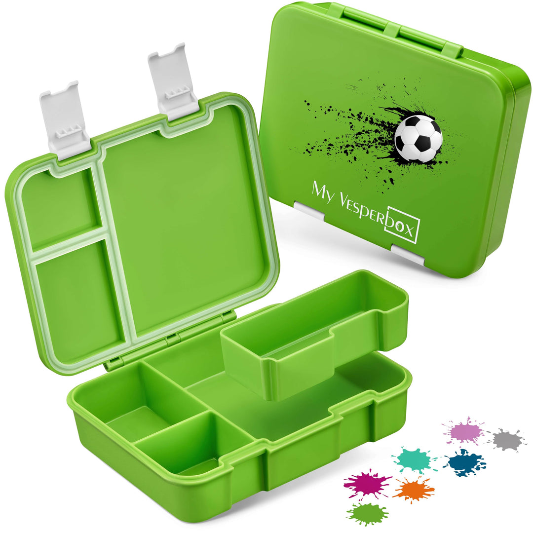 My Vesperbox® Brotdose für Kinder mit Fächern [JIN] - Lunchbox mit Trennfächern - Bento Box - Jausen