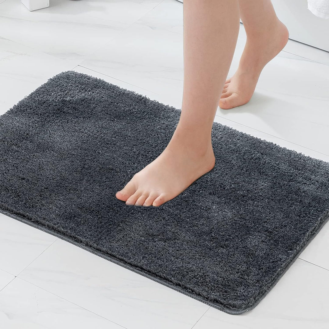 MIULEE Badezimmerteppich Teppich Badematte rutschfest Waschbar Badteppich Bettvorleger Badvorleger S