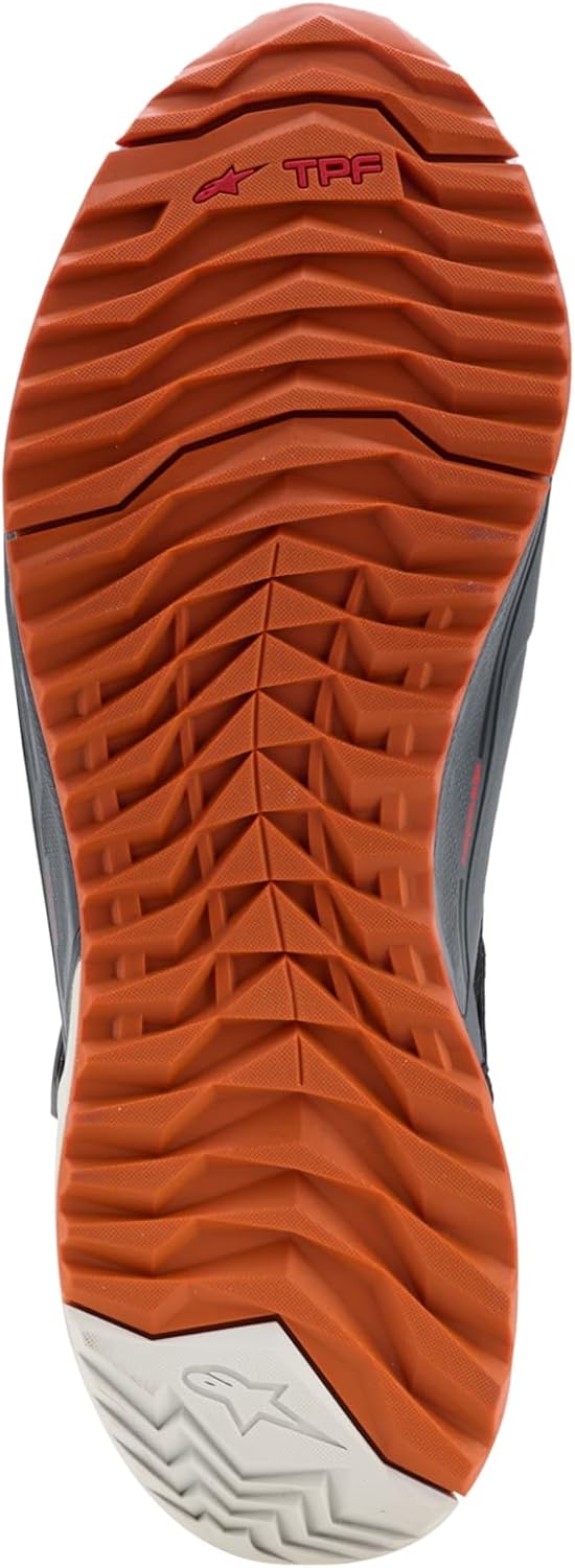 Alpinestars Unisex Motorradsc Motorradstiefel 46 EU Grau Schwarz Orange, 46 EU Grau Schwarz Orange