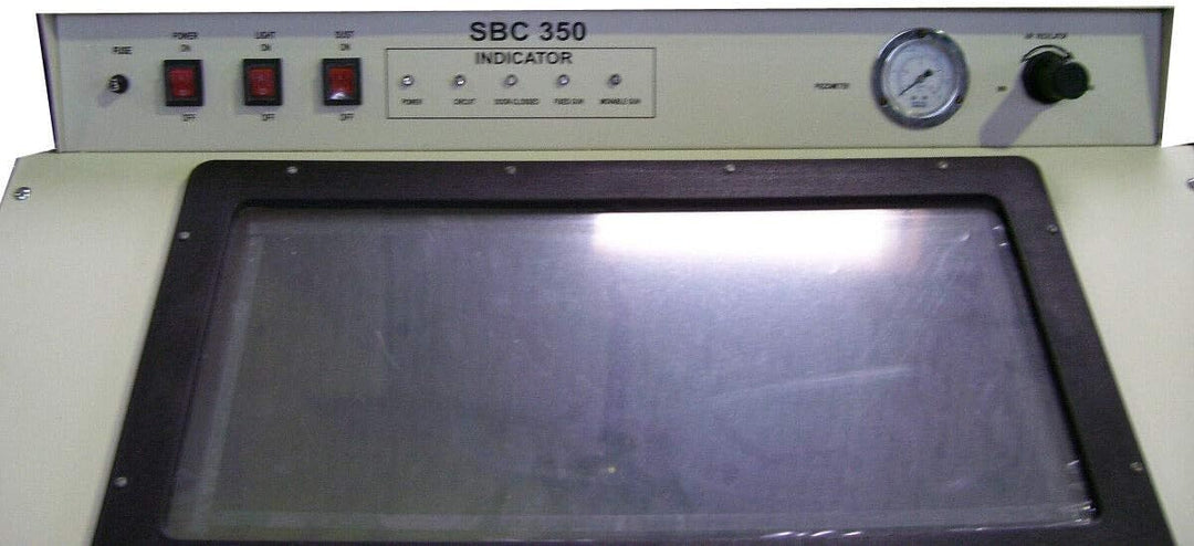 Sandstrahlgerät SBC 350 mit Absaugung Sandstrahlkabine Sandstrahlanlage Kabine AWZ