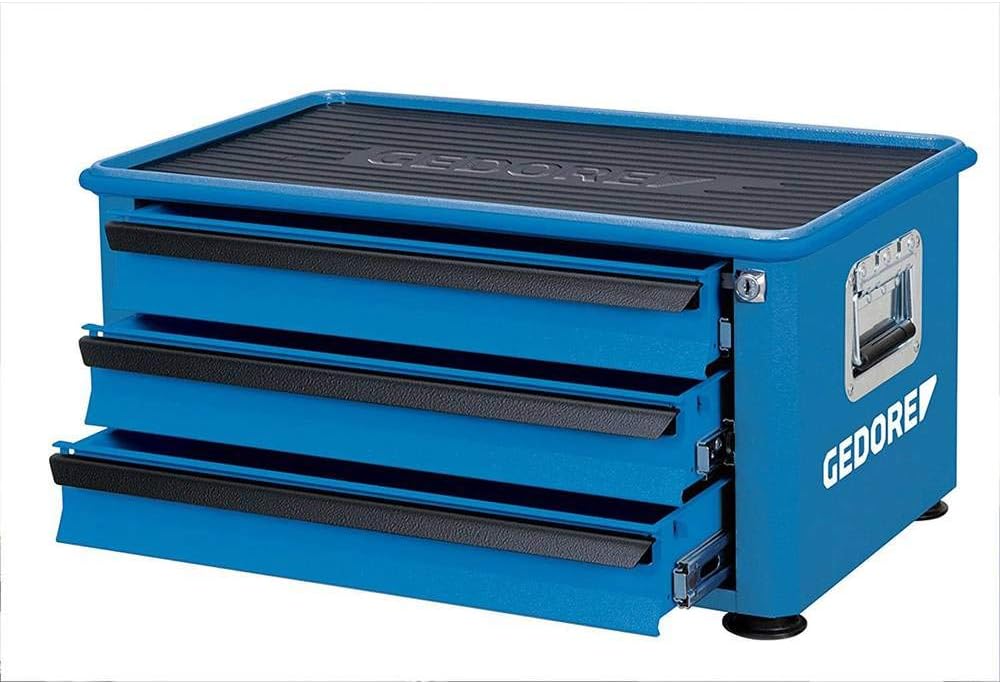 GEDORE 6618130 1430 Werkzeugtruhe mit 3 Schubladen,