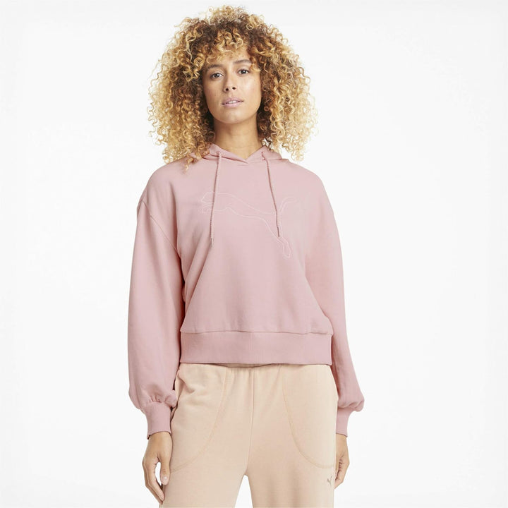 PUMA Damen Her Hoodie Tr Kapuzenpullover, L Pfirsichhaut
