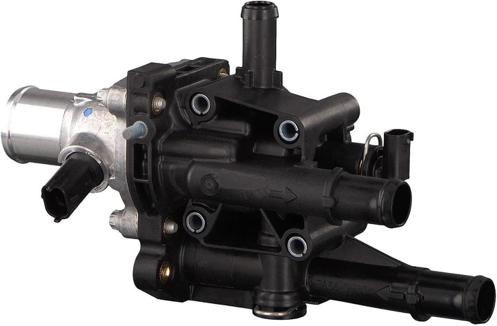 febi bilstein 49190 Thermostat mit Gehäuse, Dichtung und Temperaturschalter , 1 Stück