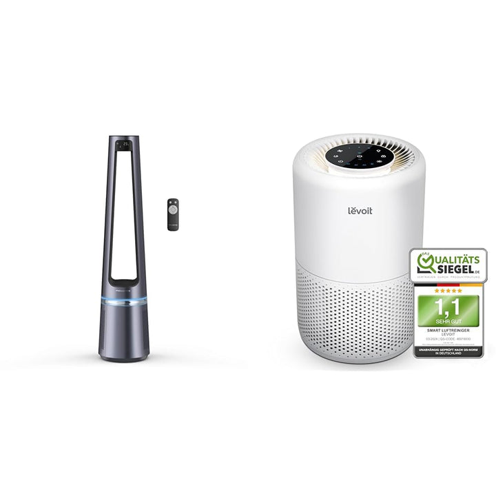 Rowenta rotorloser 2 in1 Luftreinigungsventilator Eclipse QU5030 & LEVOIT Luftreiniger HEPA Filter f