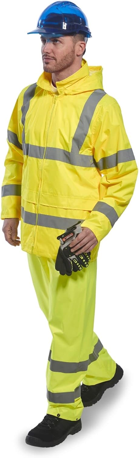 Portwest Herren H441 Regen WarnschutzHose, Gelb, M EU M Gelb, M Gelb