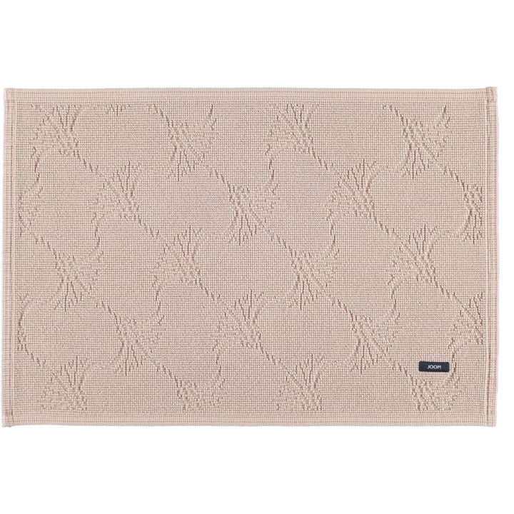 Joop! Badteppich New Cornflower 60 x 90 cm Farbe Sand 100% Baumwolle Florhöhe 6 mm Form eckig edle O