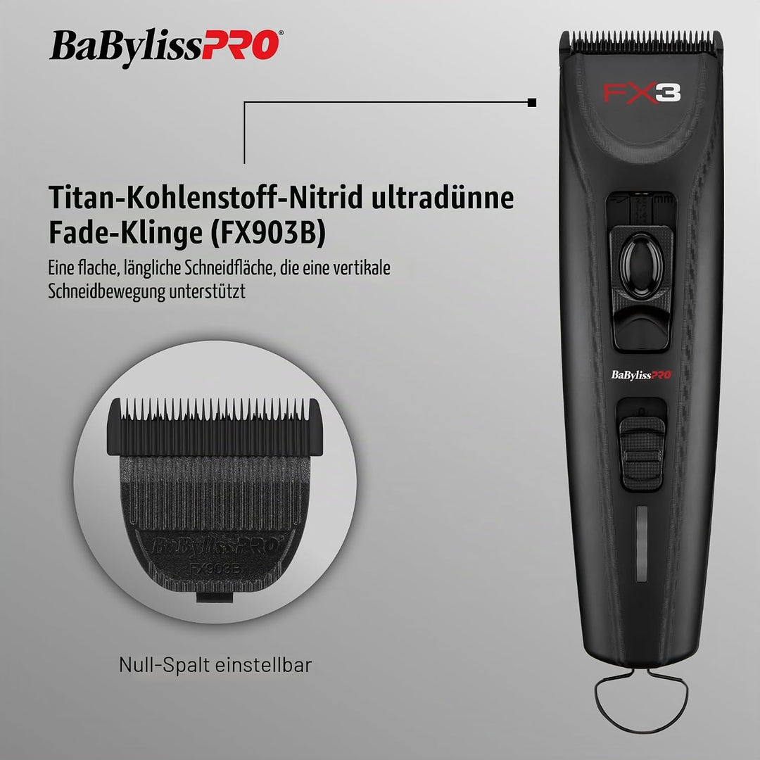 BaBylissPRO FX3 Professional Hochdrehmoment-Schermaschine, Schermaschine