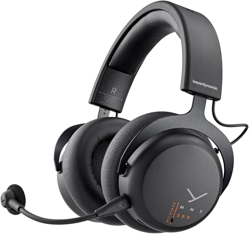 beyerdynamic MMX 200 Wireless Gaming-Headset (schwarz) mit Mikrofon, kabelloser Kopfhörer mit USB-Do