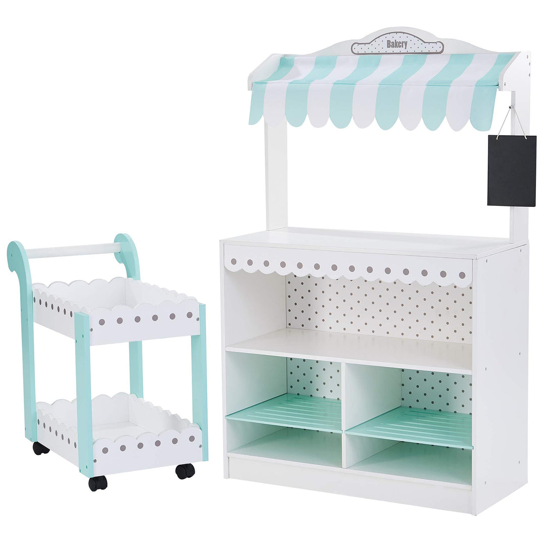 Teamson Kids - My Dream Bäckerei Dessertständer - Weiss/Mint TD-13003A