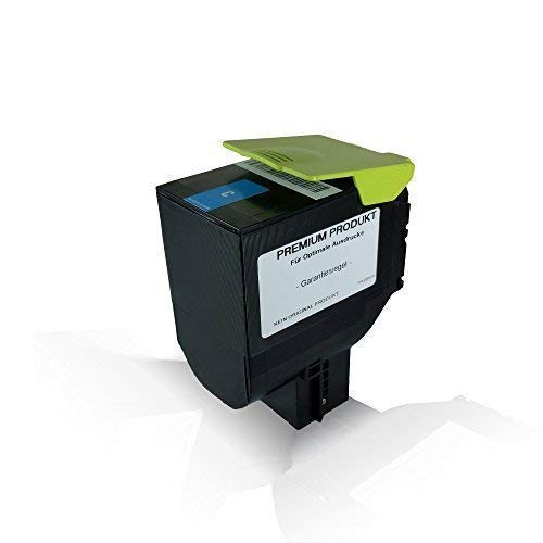 Print-Klex Tonerkartusche Cyan mit 3.000 Seiten kompatibel für Lexmark CS310dn CS310n CS410dn CS410d