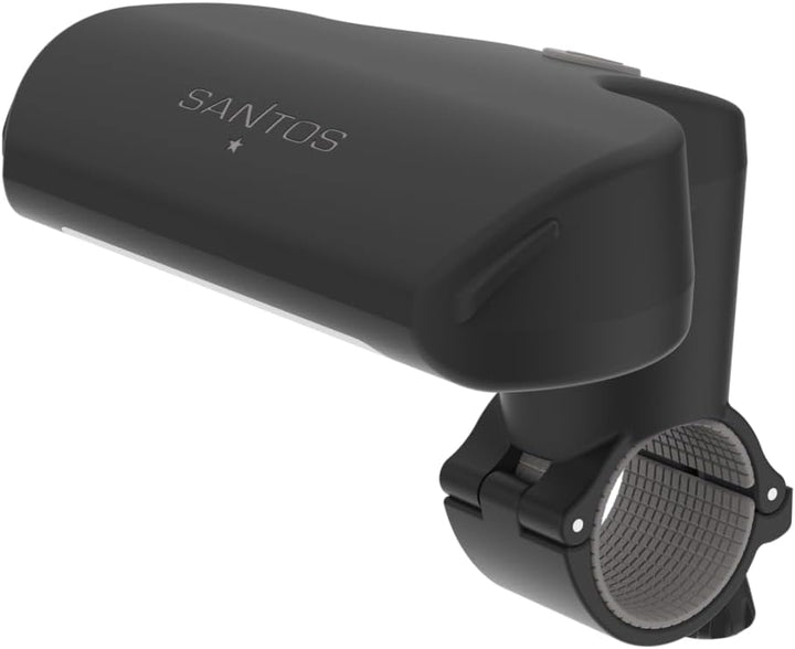 SANTOS Design Grilllampe – Abnehmbarer Lampenkopf – Automatische An/Aus-Funktion – 50 lm – 3.000 K –
