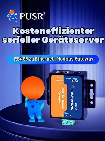 TCP232-304 RS485 zu TCP/IP seriell Gerät Server unterstützen Built-in Webpage Modbus Gateway RS485 z