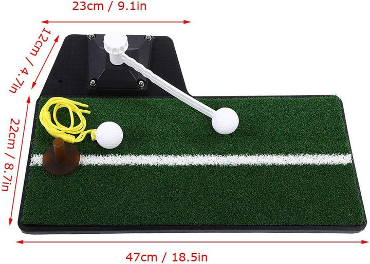 VGEBY Golf-Putting-Matte, Golfschwung-Trainingshilfe-Werkzeug Indoor-Golf-Übungs-Trainingsgerät