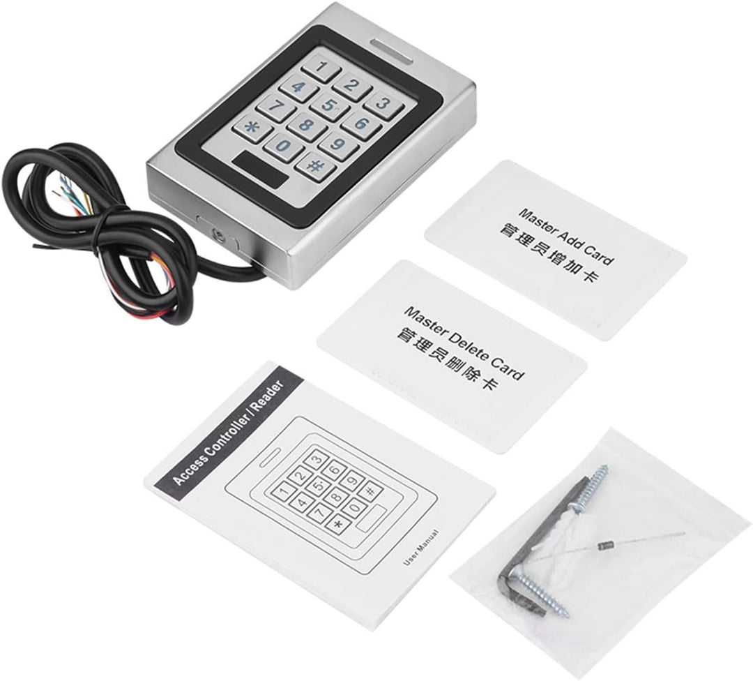 ASHATA RFID Türöffner Codeschloss, wasserdichte Tür Zutrittskontrollsystem Access Control System,RFI