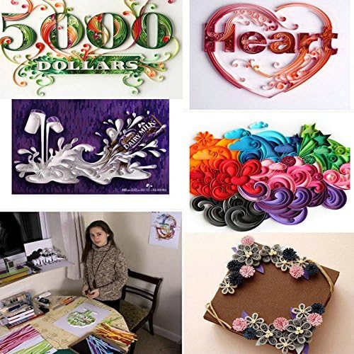 Quilling-Set, Quilling-Werkzeuge, Papier-Quilling-Set mit Aufbewahrungsbox Blaue Box, Blaue Box