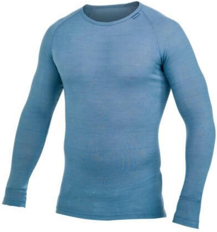 Woolpower Unisex LITE Langarmshirt Rundhals XXS Blau, XXS Blau